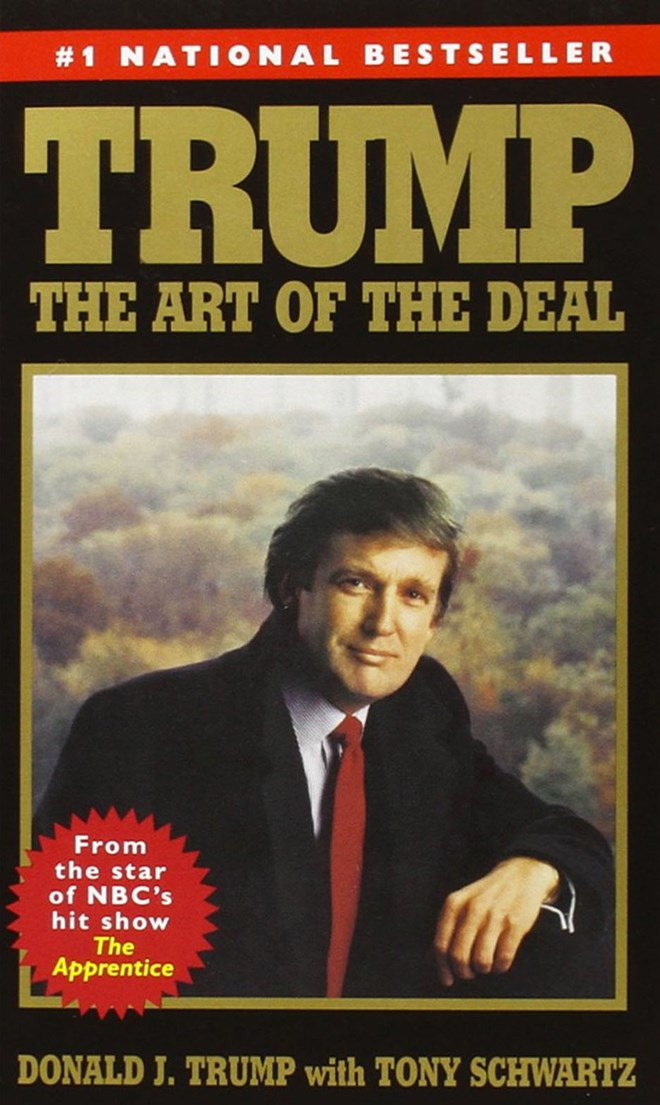 Trang b&igrave;a cuốn s&aacute;ch &ldquo;The Art of the Deal&rdquo; (Nghệ thuật đ&agrave;m ph&aacute;n) của Donald Trump.