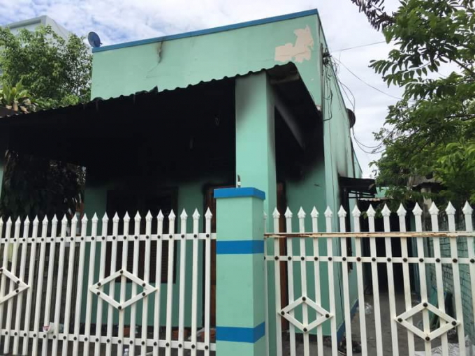 Ng&ocirc;i nh&agrave; b&agrave; L&yacute;, nơi xảy ra &aacute;n mạng v&agrave;o tối ng&agrave;y 6/6.