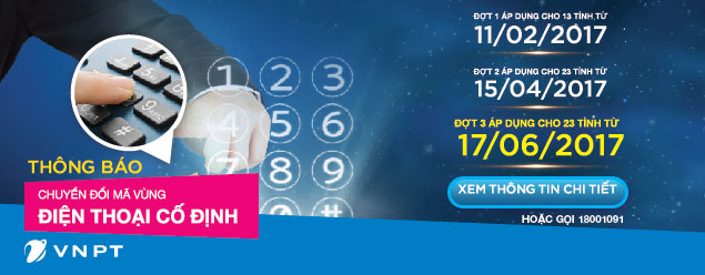 &nbsp;Để tự động cập nhật m&atilde; v&ugrave;ng mới trong danh bạ, kh&aacute;ch h&agrave;ng c&oacute; thể sử dụng ứng dụng tiện &iacute;ch VNPT Update Contacts. Sau khi tải v&agrave; c&agrave;i đặt ứng dụng, kh&aacute;ch h&agrave;ng mở ứng dụng, chọn c&aacute;c số điện thoại cố định cần chuyển đổi v&agrave; ấn cập nhật để thực hiện. Ứng dụng đ&atilde; c&oacute; tr&ecirc;n cả 2 nền tảng phổ biến nhất l&agrave; Android v&agrave; iOS.