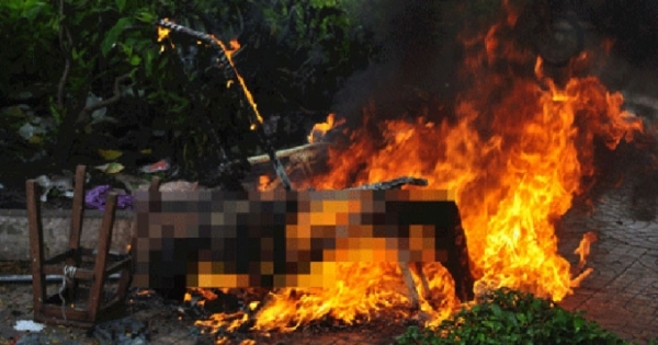 Yên Bái: Chồng cũ thiêu sống vợ, tìm cách tự sát bằng chích điện