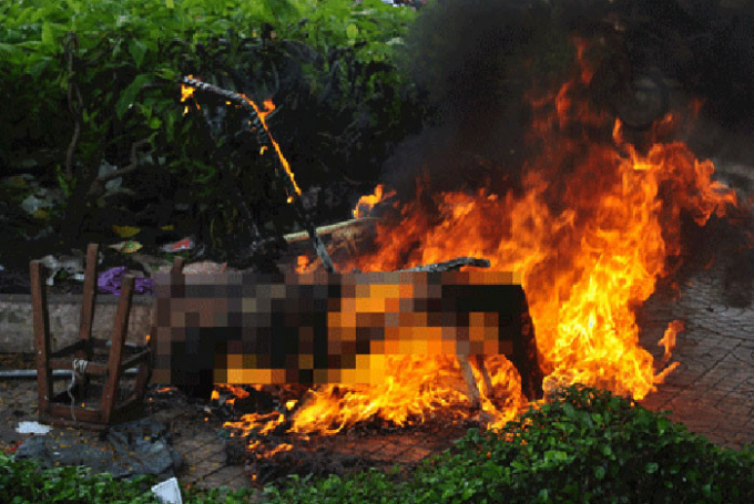 Chồng thi&ecirc;u sống vợ (Ảnh:minh hoạ)