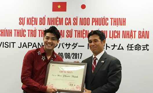 Noo Phước Thịnh l&agrave;m &ldquo;Đại sứ thiện ch&iacute; Du lịch Nhật Bản&rdquo;