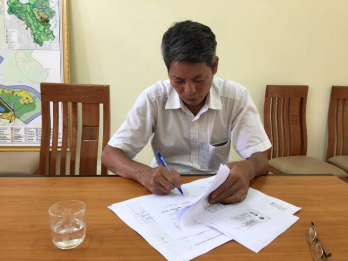 &Ocirc;ng Chữ Văn T&yacute; - PCT UBND x&atilde; Vạn Ph&uacute;c.