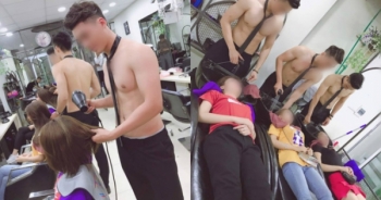 Hà Nội kiểm tra việc dùng dàn nhân viên nam 6 múi để cắt tóc và phục vụ bàn