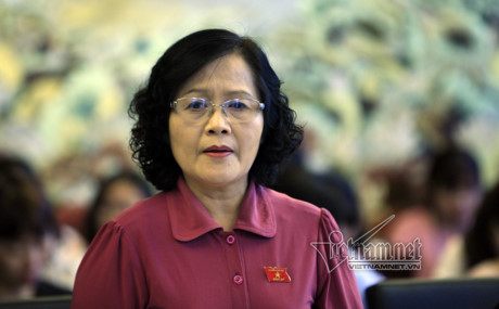 ĐB Trần Thị Quốc Kh&aacute;nh (H&agrave; Nội). Ảnh: Phạm Hải