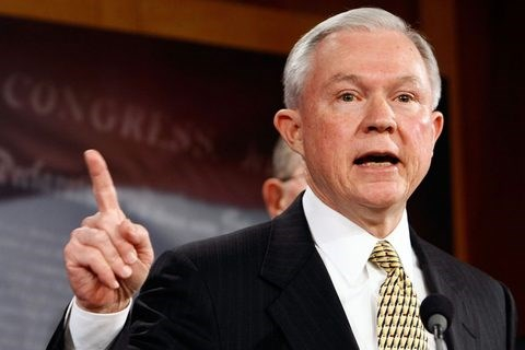 Bộ trưởng Tư ph&aacute;p Mỹ Jeff Sessions.