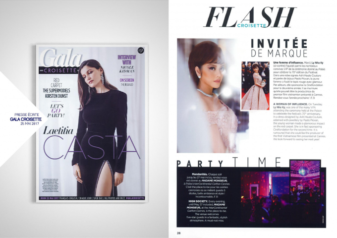 L&yacute; Nh&atilde; Kỳ tr&ecirc;n b&igrave;a tạp ch&iacute;.