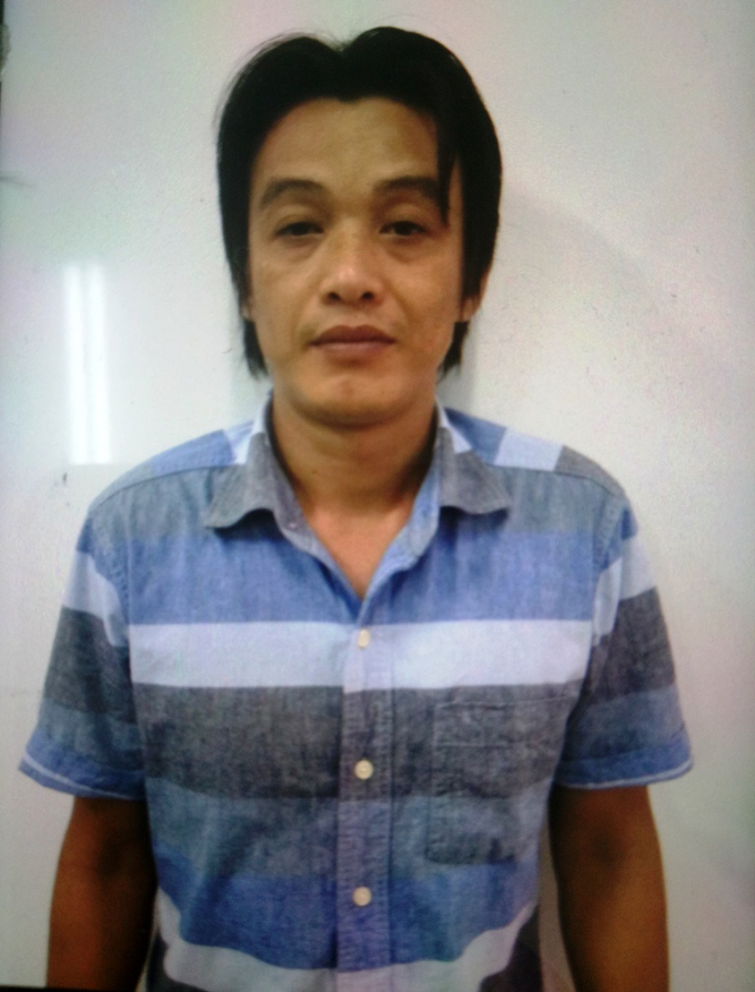 Đối tượng Thạch bị bắt sau khi đ&acirc;m chết anh Sang.