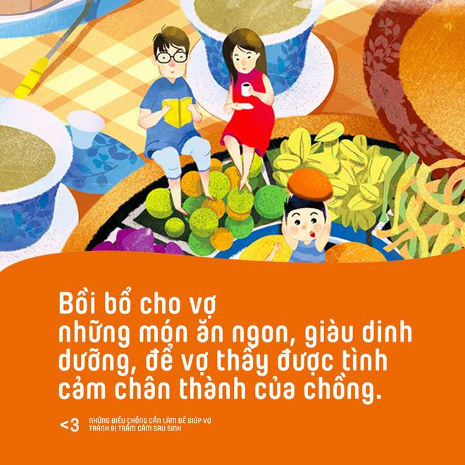 Bồi bổ cho vợ những m&oacute;n ăn ngon, gi&agrave;u dinh dưỡng, để vợ thấy được t&igrave;nh cảm ch&acirc;n th&agrave;nh của chồng.