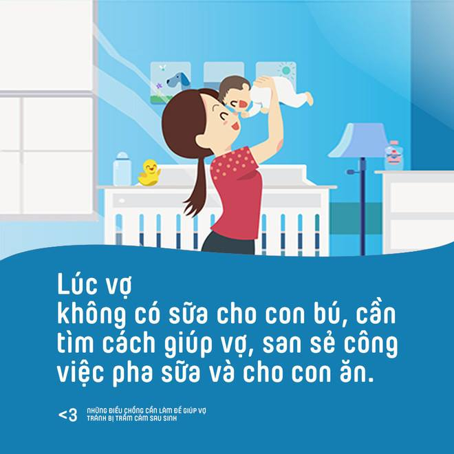 L&uacute;c vợ kh&ocirc;ng c&oacute; sữa cho con b&uacute;, cần t&igrave;m c&aacute;ch gi&uacute;p vợ, san sẻ c&ocirc;ng việc pha sữa v&agrave; cho con ăn.