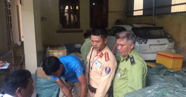 Bắc Giang: Bắt giữ lô hàng đồ gia dụng khối lượng lớn không rõ nguồn gốc