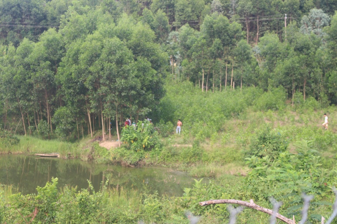 Khu vực xảy ra vụ đuối nước của anh V.
