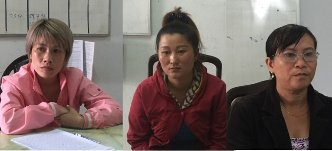 C&aacute;c đối tượng tại cơ quan điều tra.