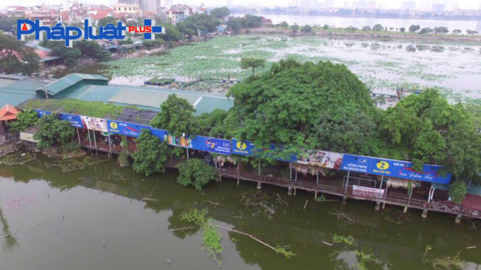 Toàn cảnh những biệt thự hoành tráng ở hồ Đầm Trị nhìn từ trên cao