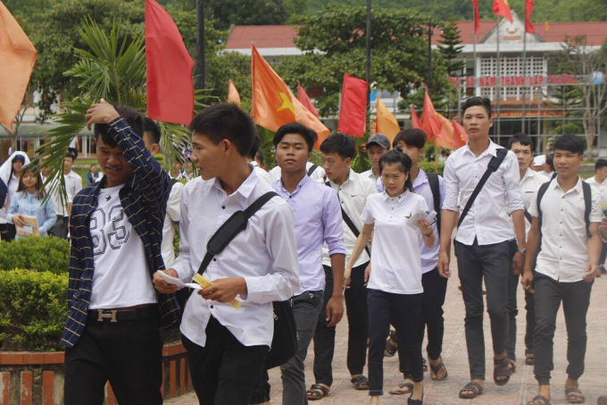 C&aacute;c sỉ tử sẵn s&agrave;ng cho kỳ thi tuyển sinh.