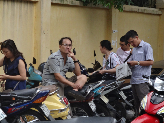 &nbsp;C&ocirc; Mai Lan - phụ huynh đưa con đi thi chia sẻ: