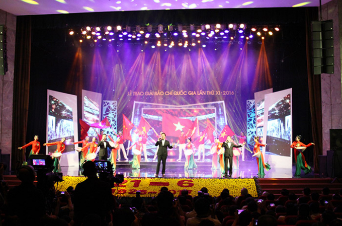 Quang cảnh Lễ trao giải.