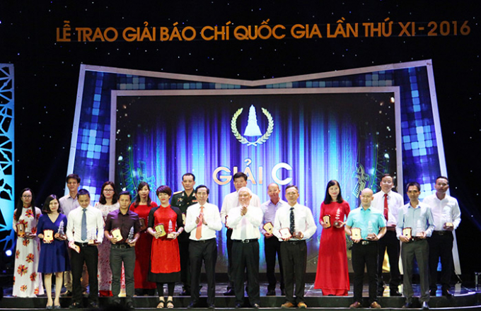 Lễ trao Giải B&aacute;o ch&iacute; Quốc gia lần thứ XI-năm 2016