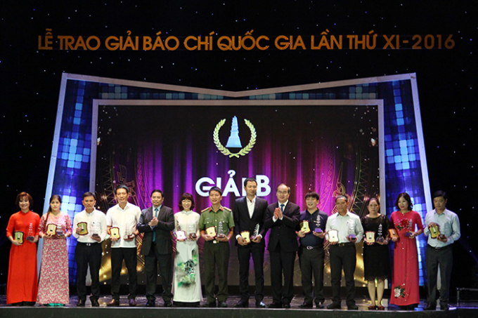 Lễ trao Giải B&aacute;o ch&iacute; Quốc gia lần thứ XI-năm 2016
