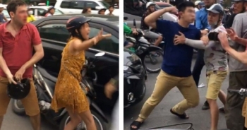 Va chạm giao thông, nam thanh niên ngoại quốc bị đánh 