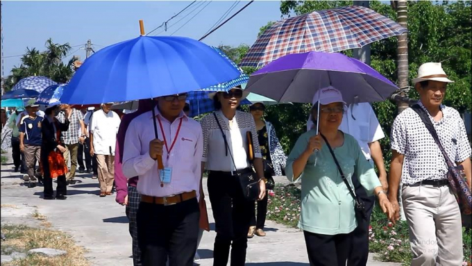 Người tiểu đường tr&ecirc;n cả nước tiến v&agrave;o v&ugrave;ng trồng D&acirc;y th&igrave;a canh &ndash; b&agrave;o chế ra sản phẩm Diabetna tại Hải Hậu &ndash; Nam Định