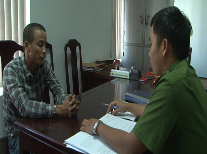 Đối tượng &Uacute;t tại cơ quan C&ocirc;ng an.