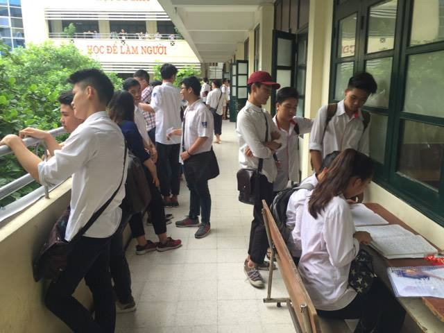 H&igrave;nh ảnh kỳ thi THPT Quốc gia 2017.