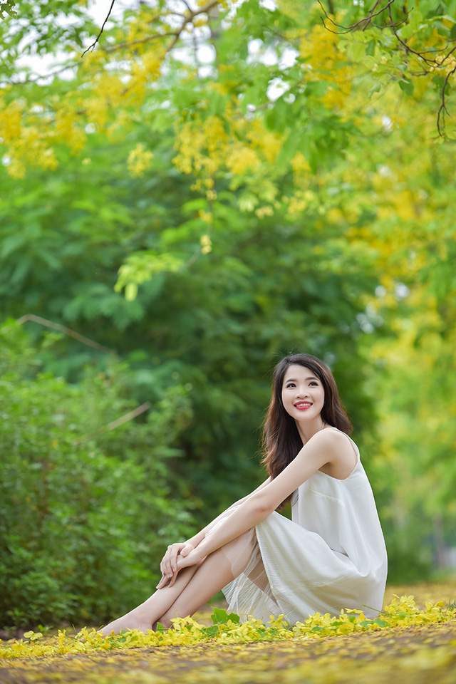 Trang từng đoạt giải 3 trong cuộc thi