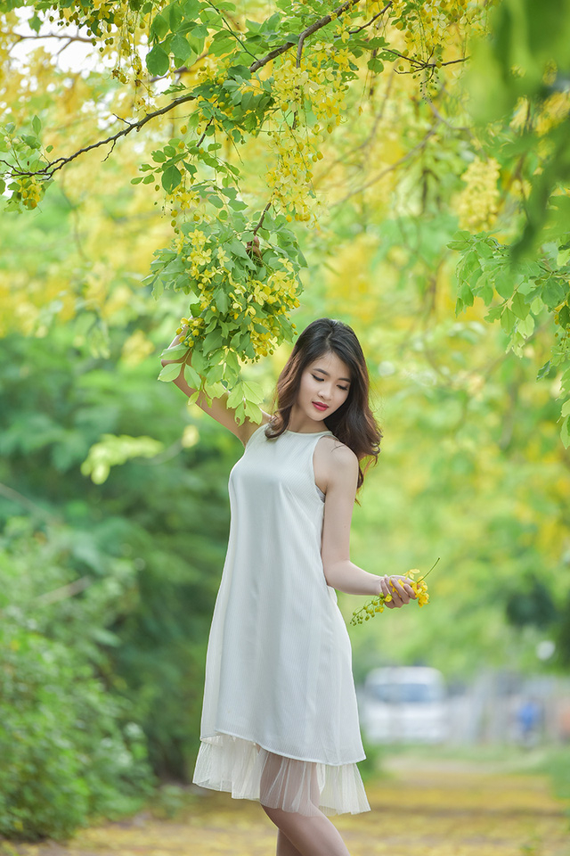 Trang tự nhận x&eacute;t c&ocirc; l&agrave; người rất h&ograve;a đồng v&agrave; dễ th&iacute;ch ứng với mọi m&ocirc;i trường sống.