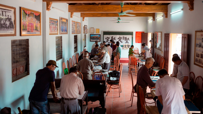 To&agrave;n cảnh lớp học.