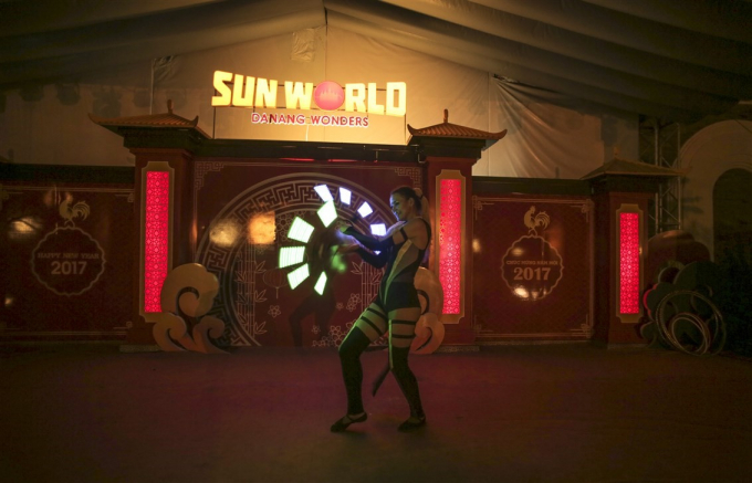 Đến Sun World Danang Wonders xem biểu diễn nghệ thuật ch&acirc;u &Acirc;u