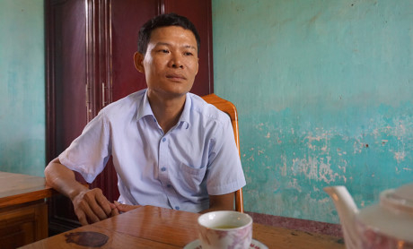 &Ocirc;ng Nguyễn Xu&acirc;n Qu&yacute; - Chủ tịch UBND x&atilde; H&agrave; Ninh cho biết vụ việc đang chờ kết luận của Thanh tra huyện H&agrave; Trung.