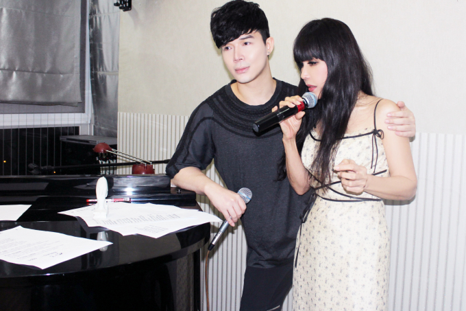 Nathan Lee sốt cao vẫn lặn lội đường xa tới nh&agrave; ca sĩ hải ngoại Nhật Hạ tập nhạc