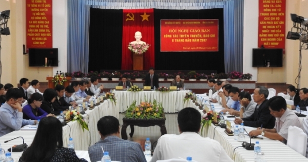 Giao ban công tác tuyên truyền, báo chí Tây Nguyên