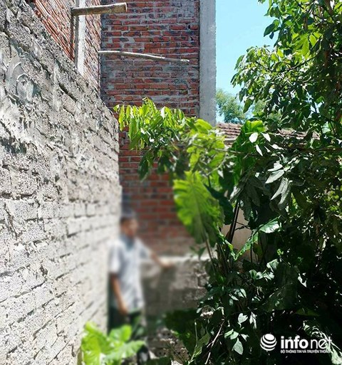 Khu vực đất tranh chấp của 2 hộ gia đ&igrave;nh m&agrave; PV Trần Cường về t&igrave;m hiểu. (Ảnh. NVCC)