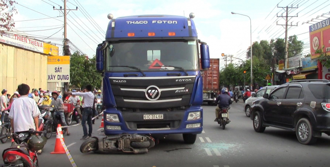 Hiện trường vụ tai nạn thương t&acirc;m