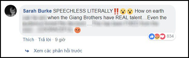 B&igrave;nh luận được đẩy l&ecirc;n cao nhất dưới clip tuy&ecirc;n bố t&ecirc;n người thắng giải l&agrave; của t&agrave;i khoản Sarah Burke: