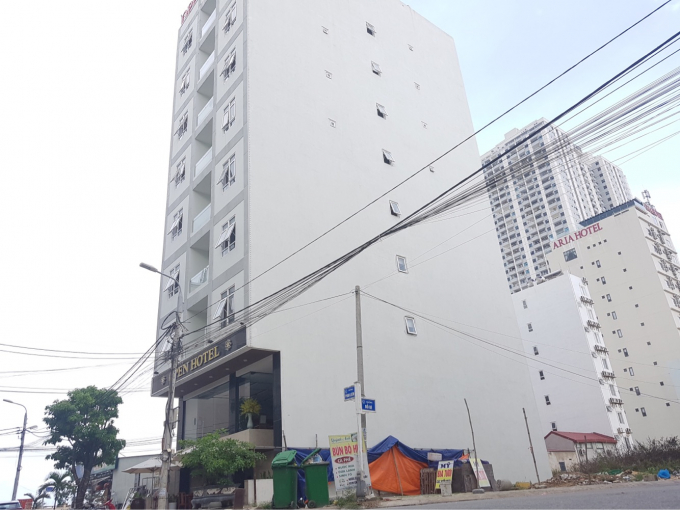 Kh&aacute;ch sạn nơi xảy ra vụ việc.