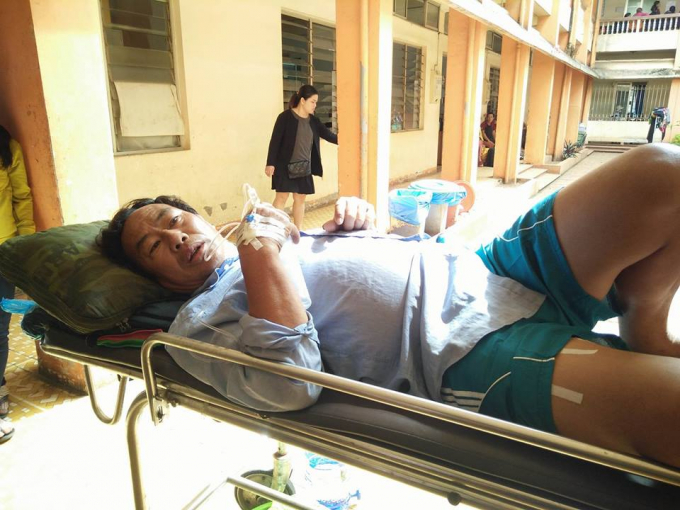 &Ocirc;ng B&igrave;nh đang điều trị tại bệnh viện.&nbsp;