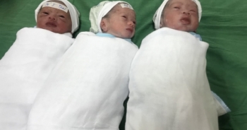 Sản phụ “vượt cạn” bằng phương pháp tự nhiên sinh 3 hiếm gặp