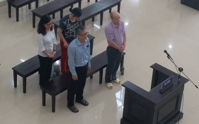 C&aacute;c bị c&aacute;o trong phi&ecirc;n x&eacute;t xử ph&uacute;c thẩm.