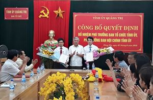 Bổ nhiệm nh&acirc;n sự tại 4 tỉnh