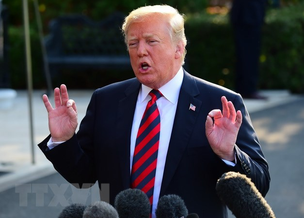 T&ocirc;̉ng th&ocirc;́ng Mỹ Donald Trump. (Nguồn: THX/TTXVN)