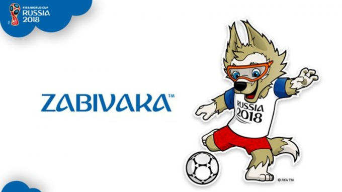 Linh vật của World Cup 2018 l&agrave; ch&uacute; s&oacute;i n&acirc;u Zabivaka.
