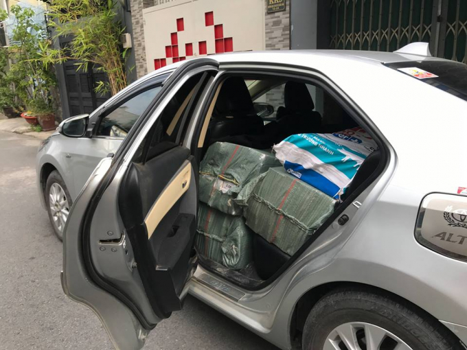 S&ocirc; thuốc l&aacute; lậu bị bắt giữ.