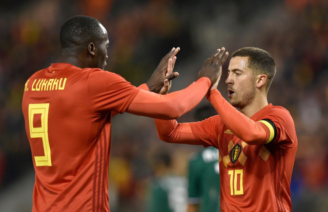 Đội tuyển Bỉ với nhiều ng&ocirc;i sao đang được kỳ vong ở giải đấu lần n&agrave;y.