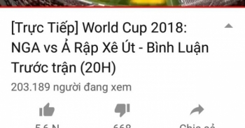 Nhiều tài khoản Facebook, Youtube và website ngang nhiên vi phạm bản quyền World Cup 2018