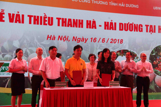 Khai mạc tuần lễ vải thiều Thanh H&agrave; &ndash; Hải Dương tại H&agrave; Nội