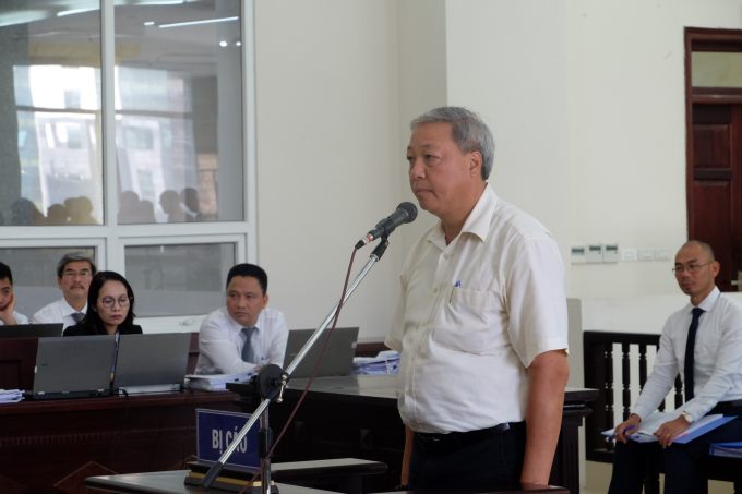 Bị c&aacute;o Phan Đ&igrave;nh Đức tại t&ograve;a.