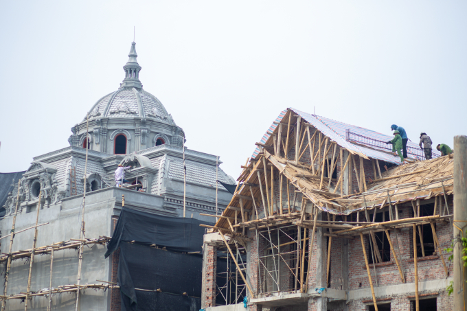 C&aacute;c căn hộ đang được x&acirc;y dựng ở khu đ&ocirc; thị Dệt may Nam Định.&nbsp;